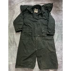 Mens Driza-Bone Australia Waxed Canvas Deluxe Equestrian Riding Coat Jacket Sz M